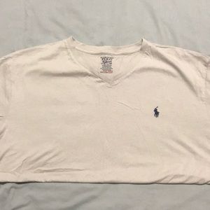 Polo Ralph Lauren V Neck T-Shirt XXL Grey Gray